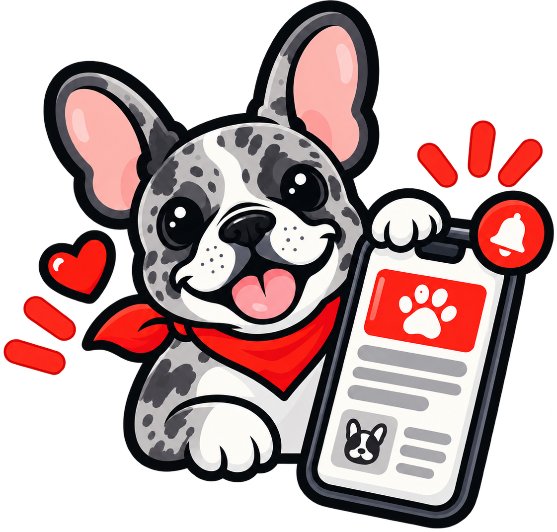 London the merle French Bulldog with Frenchie insider updates